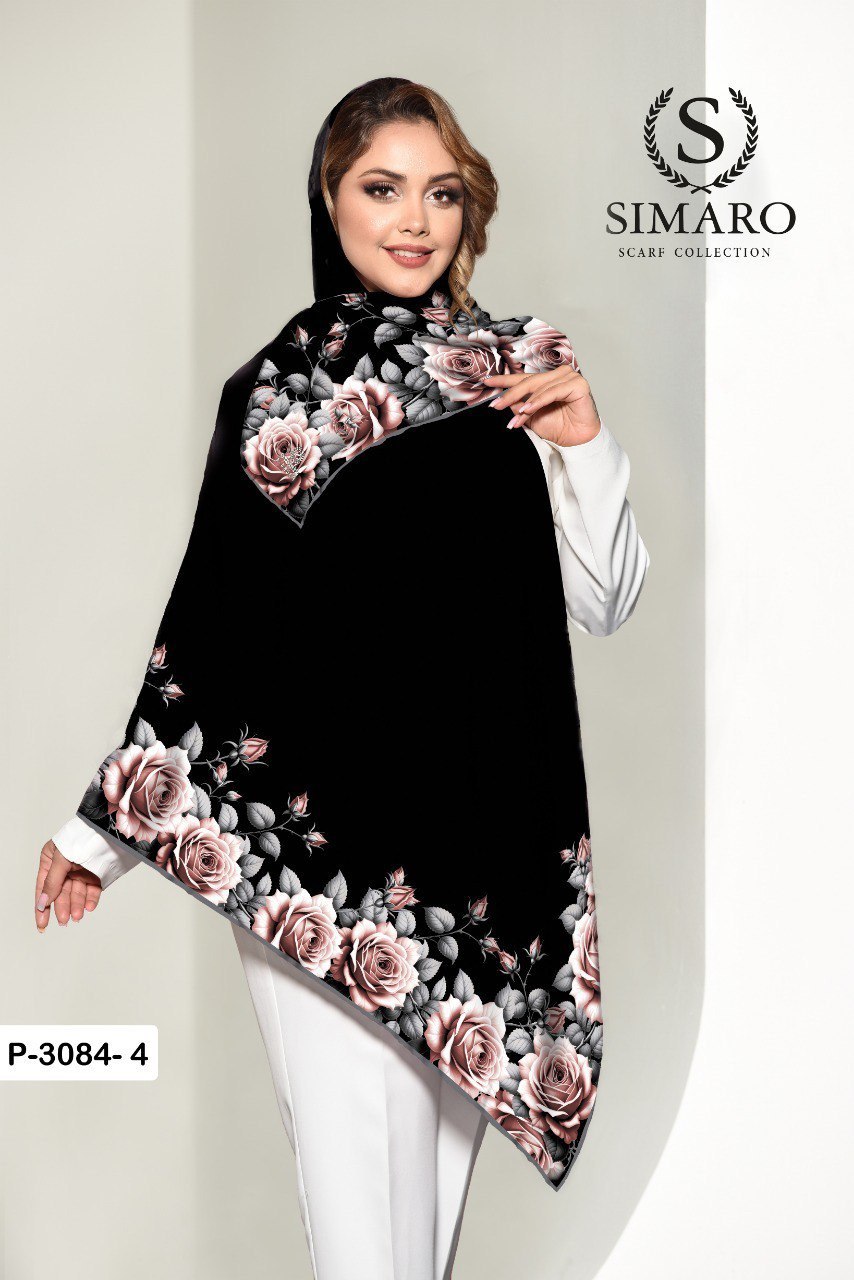 روسری حریر کرپ 