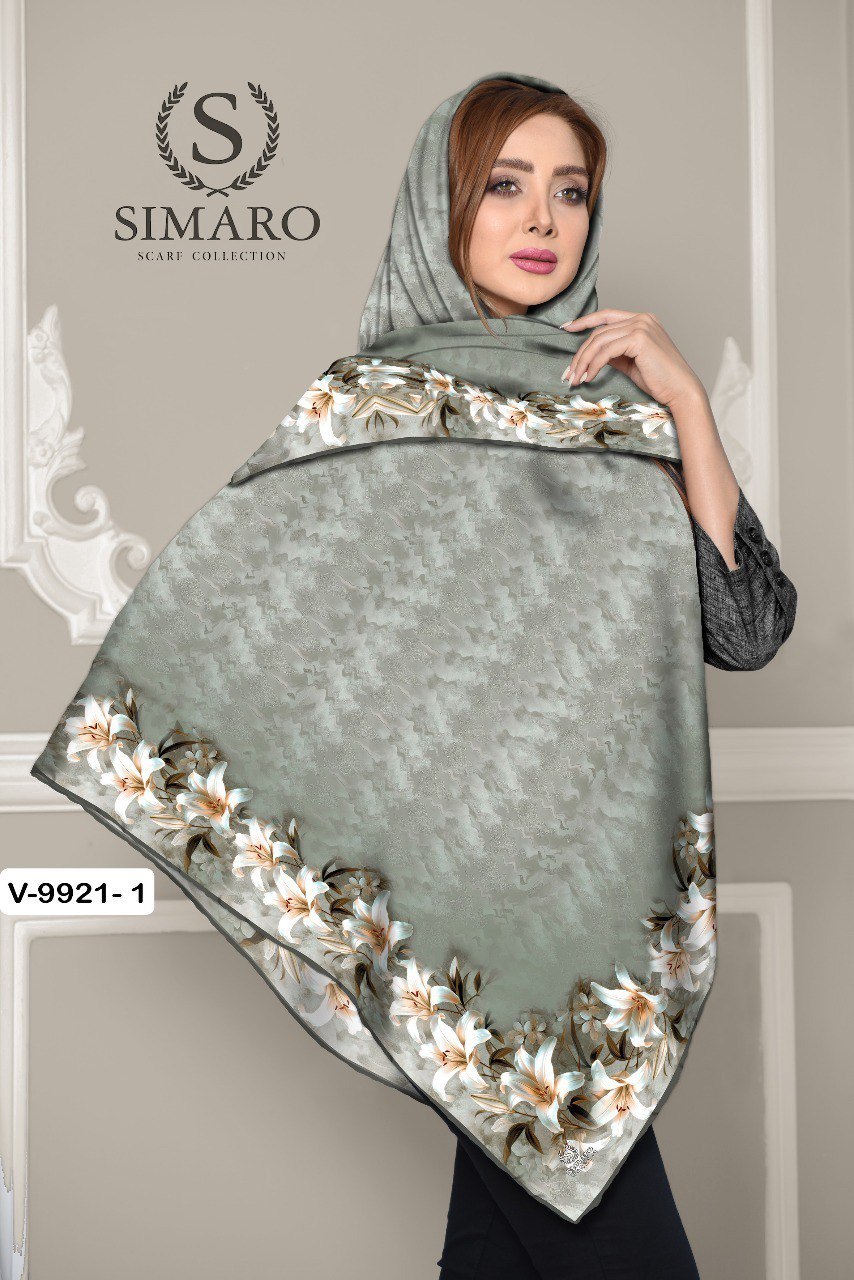 روسری حریر کرپ 