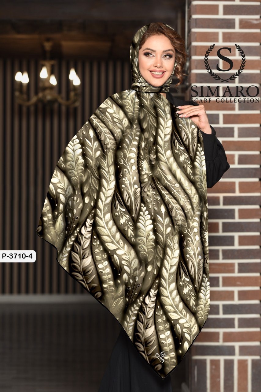 روسری حریر کرپ 