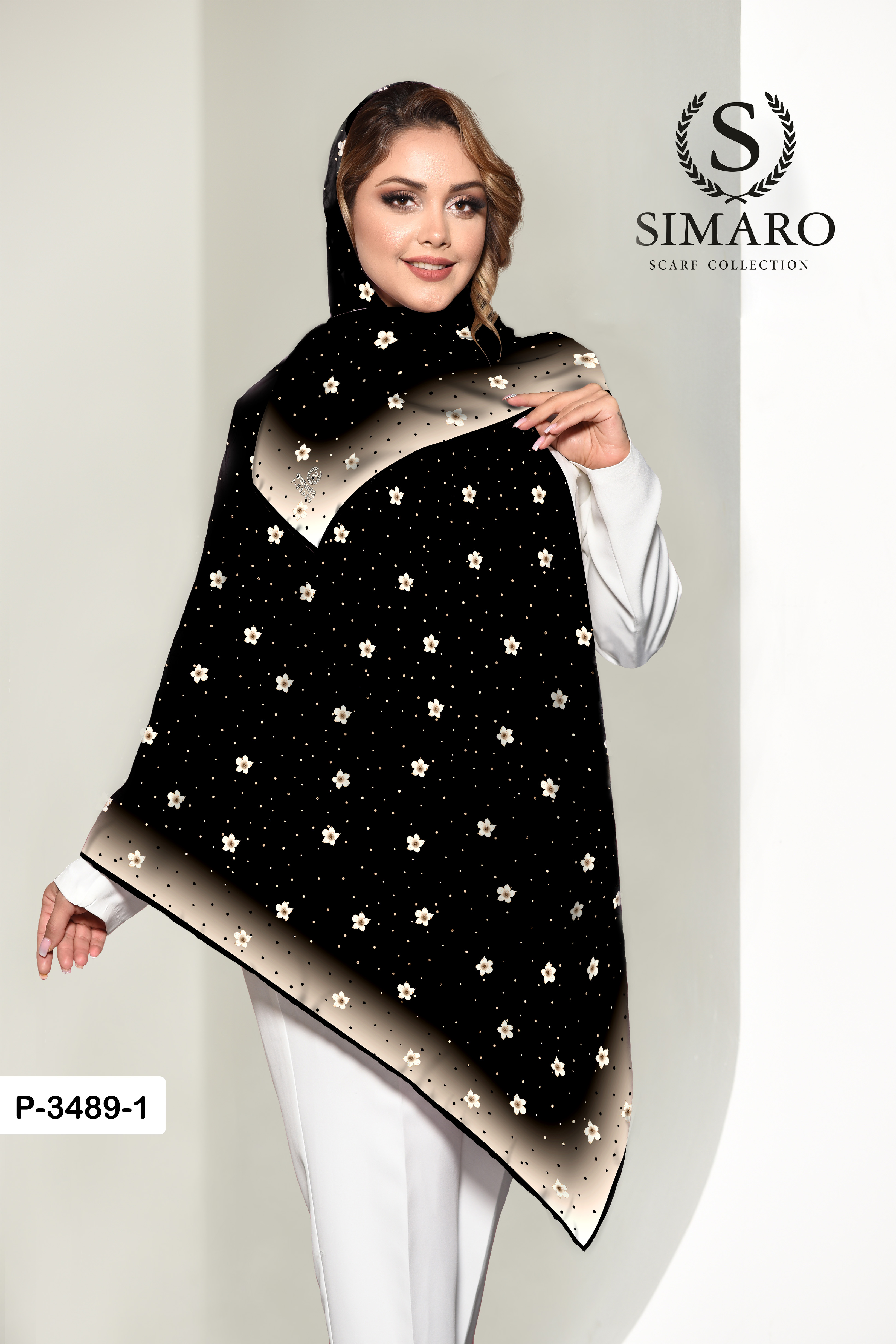 روسری حریر کرپ