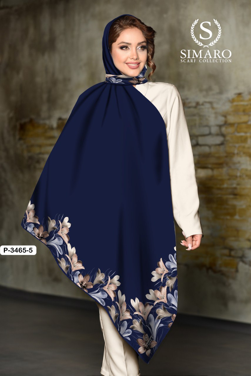 روسری حریر کرپ 