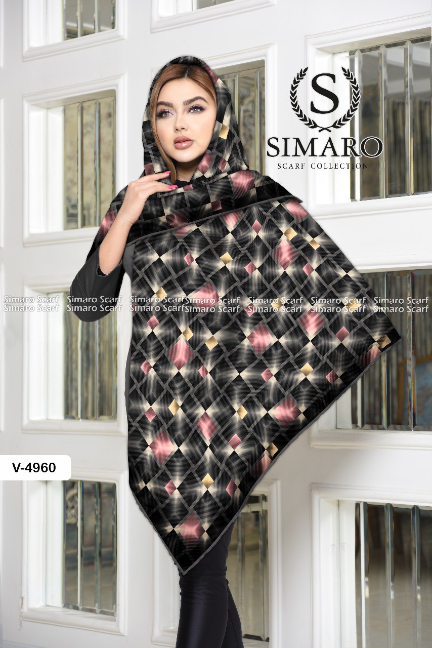 روسری حریر کرپ 