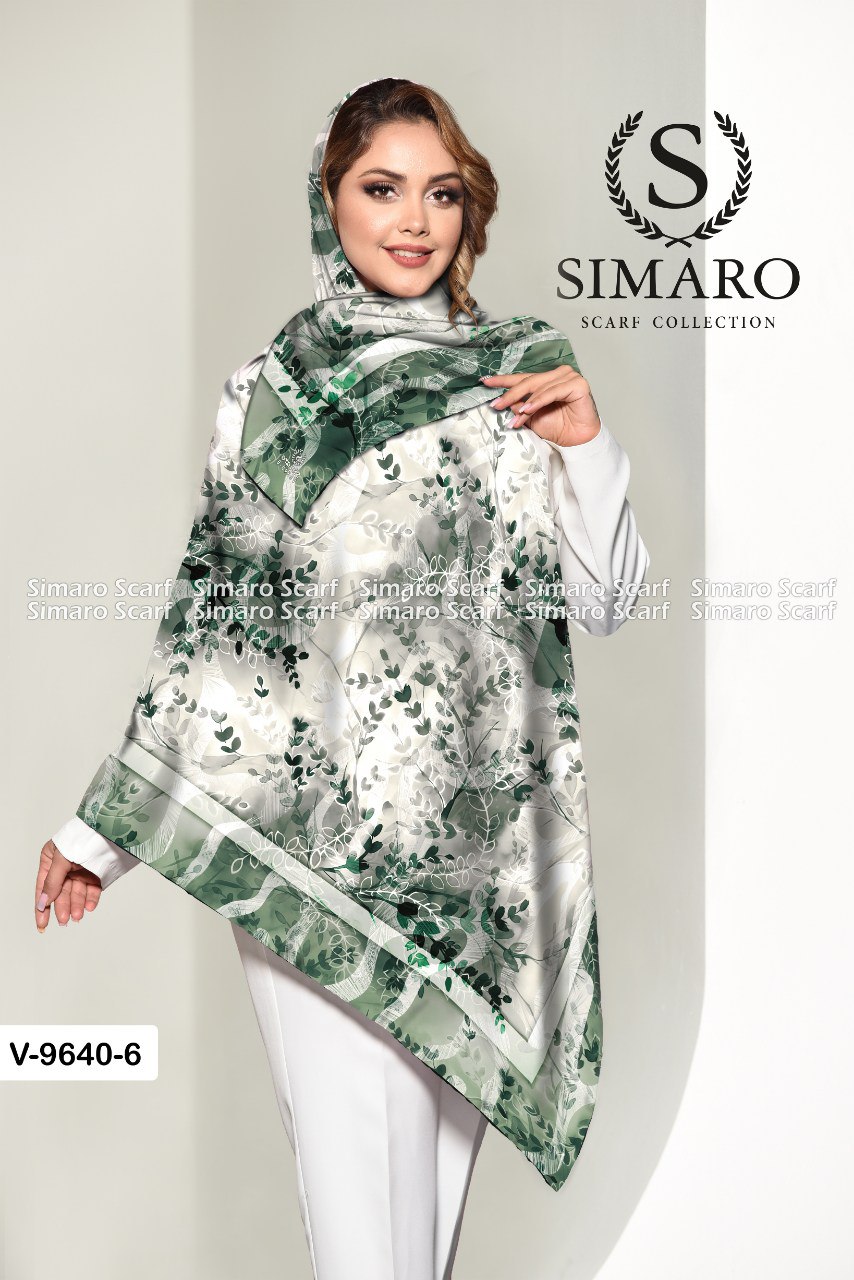 روسری حریر کرپ 