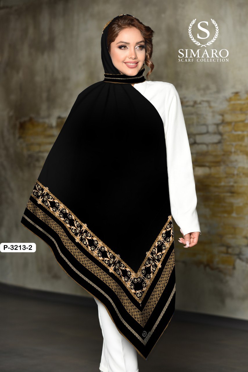 روسری حریر کرپ 