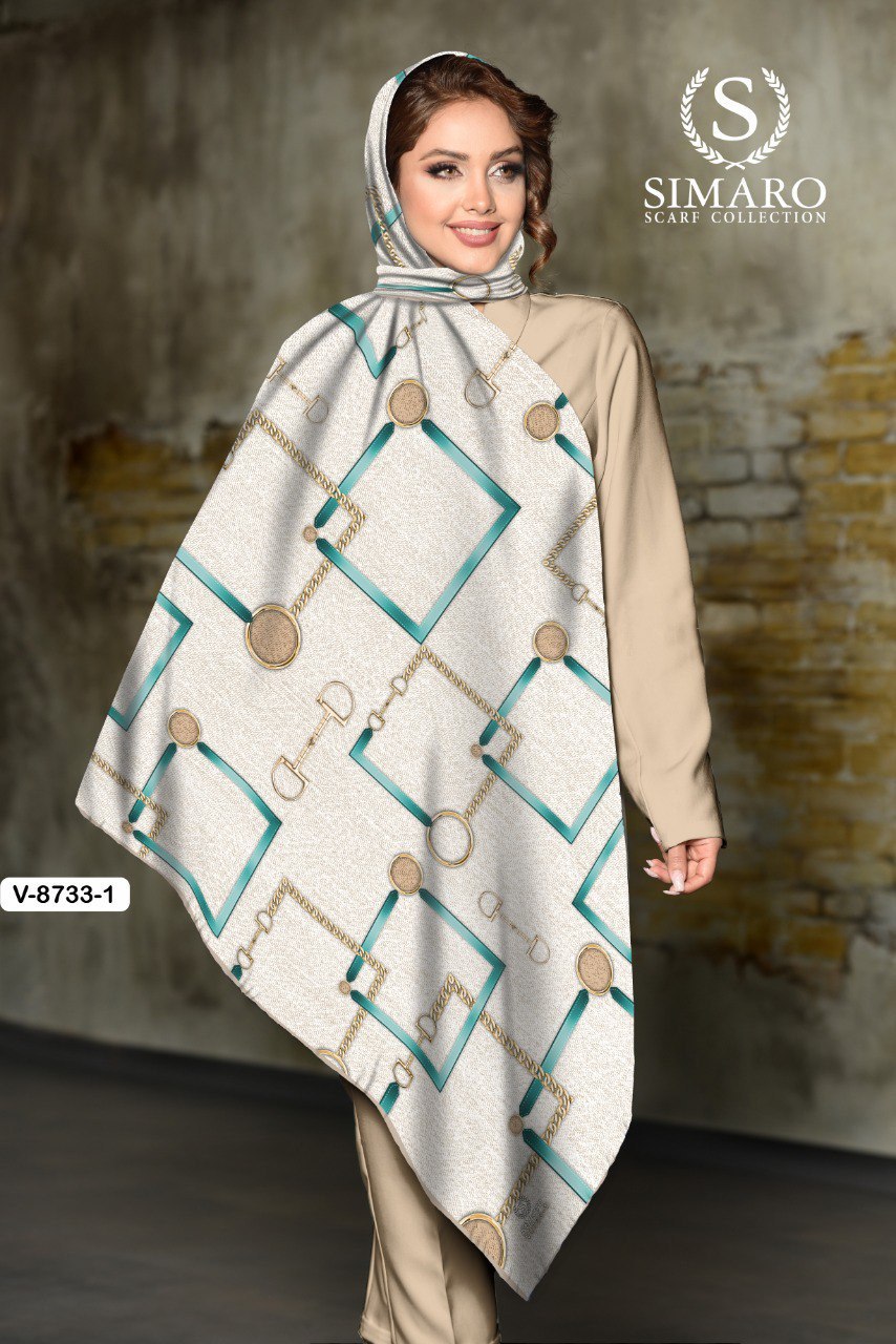 روسری حریر کرپ 