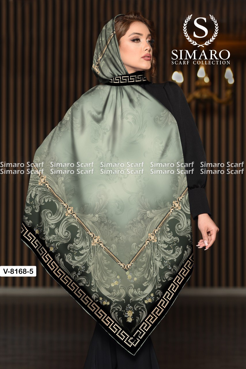 روسری حریر کرپ 