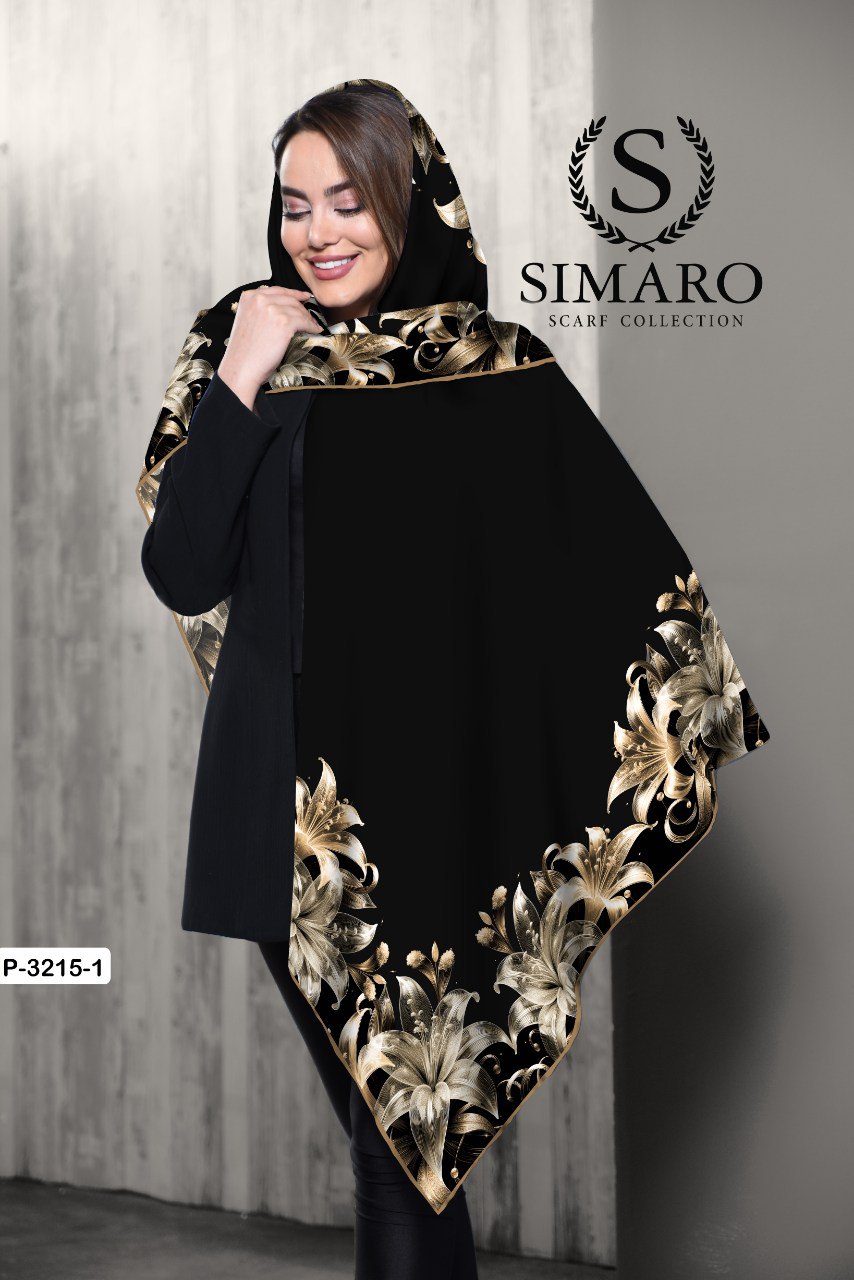 روسری حریر کرپ 