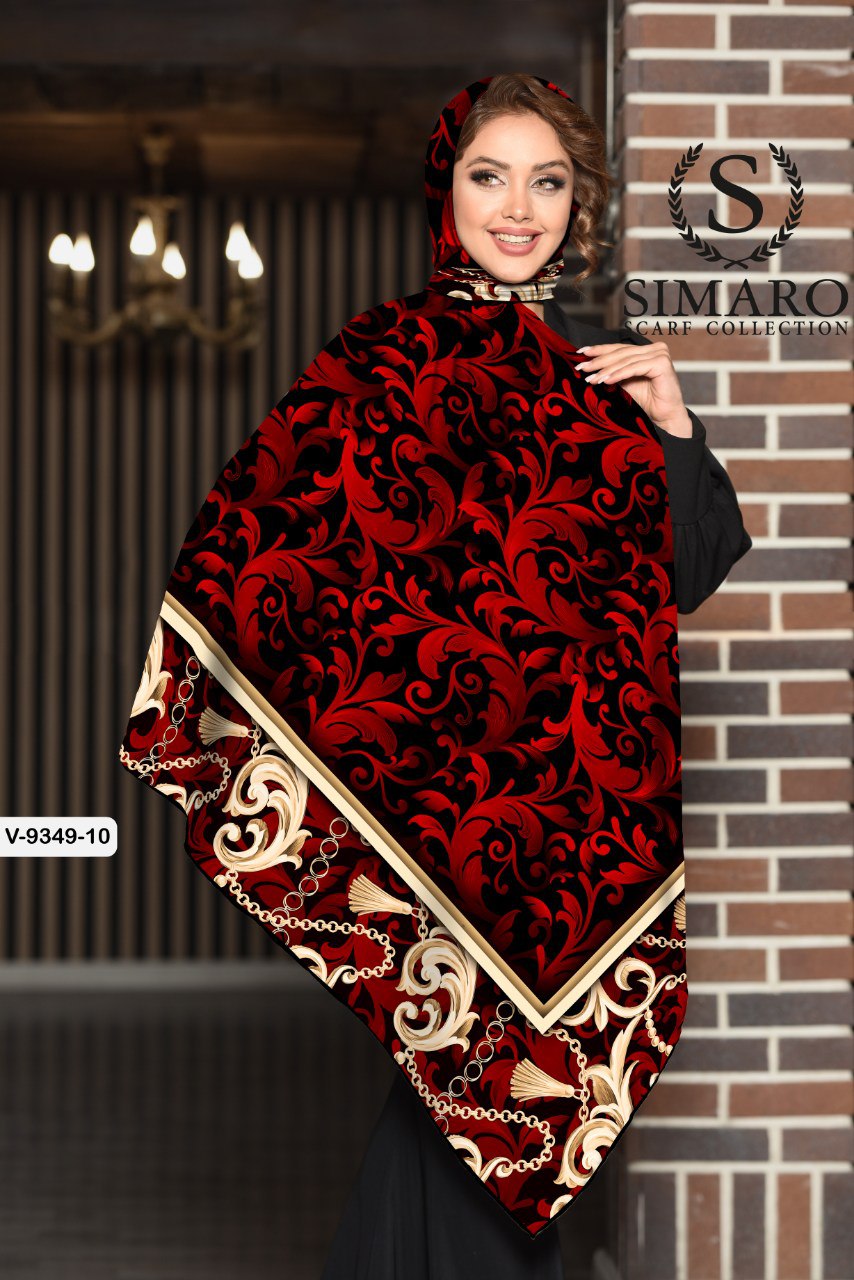 روسری حریر کرپ 