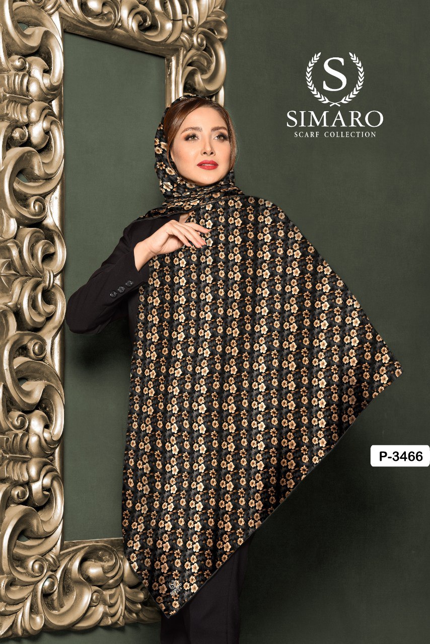 روسری حریر کرپ 