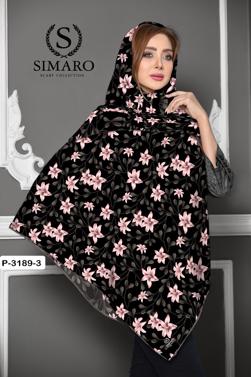 روسری حریر کرپ 