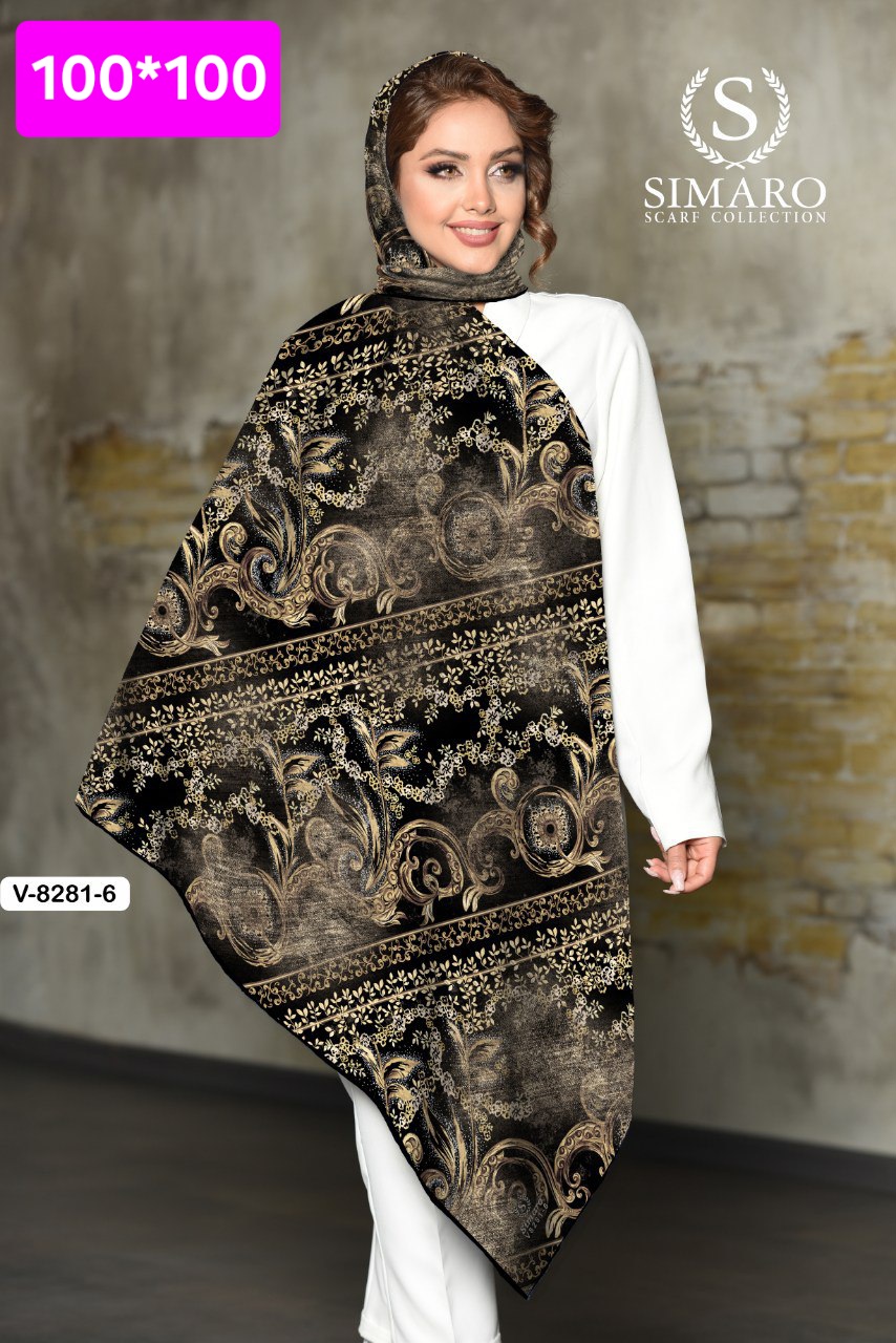 روسری حریر کرپ 