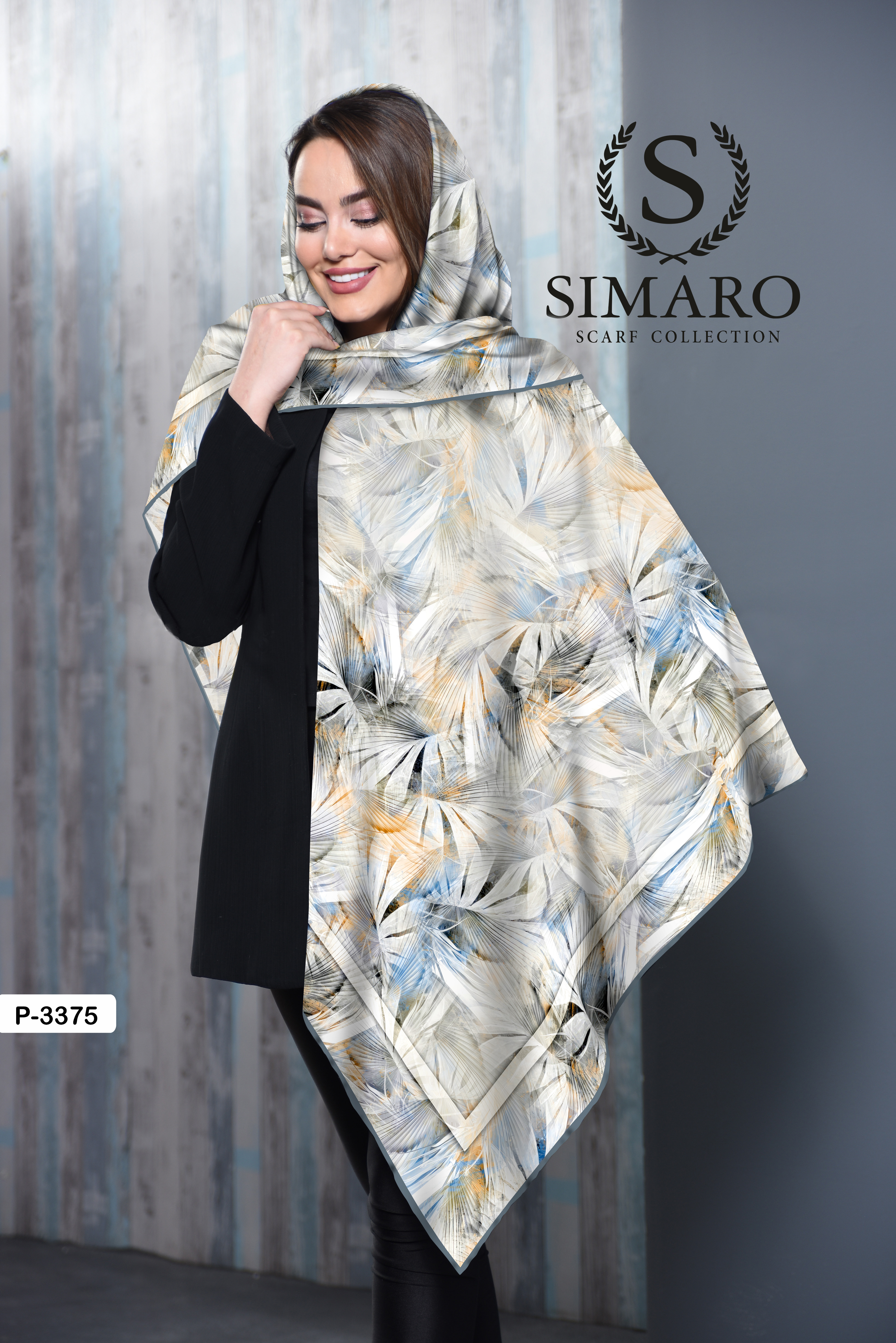 روسری حریر کرپ