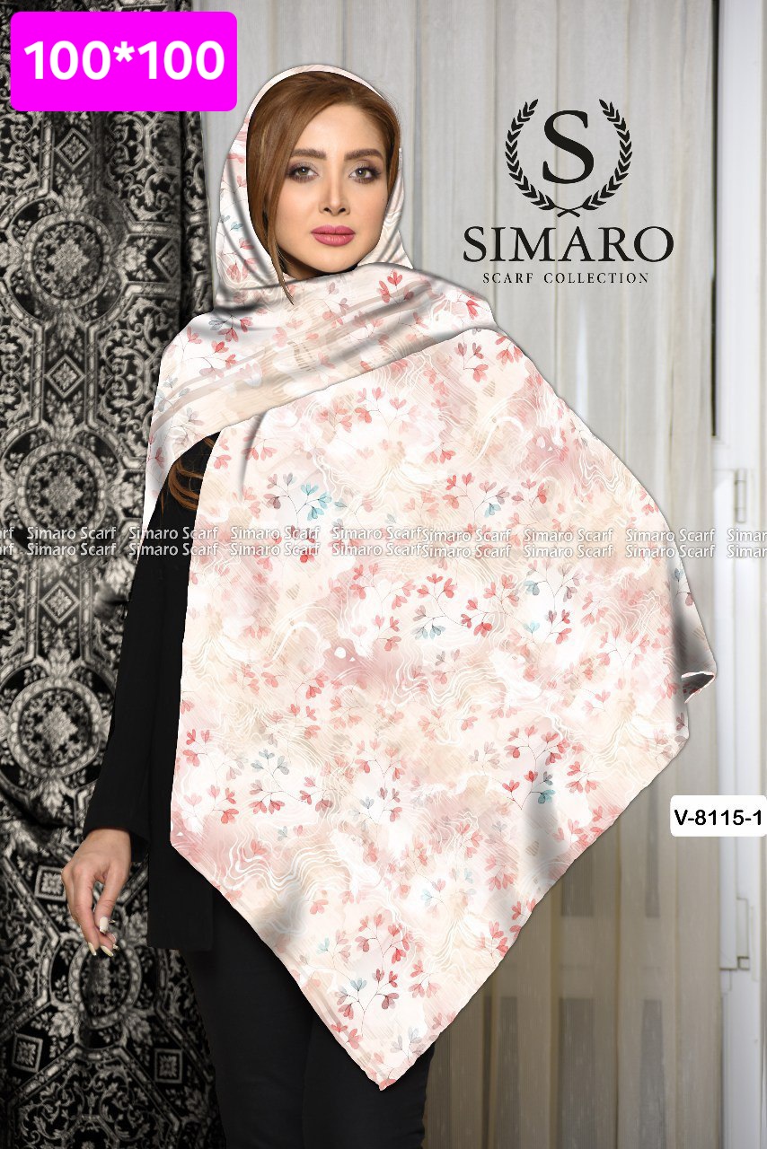 روسری حریر کرپ 