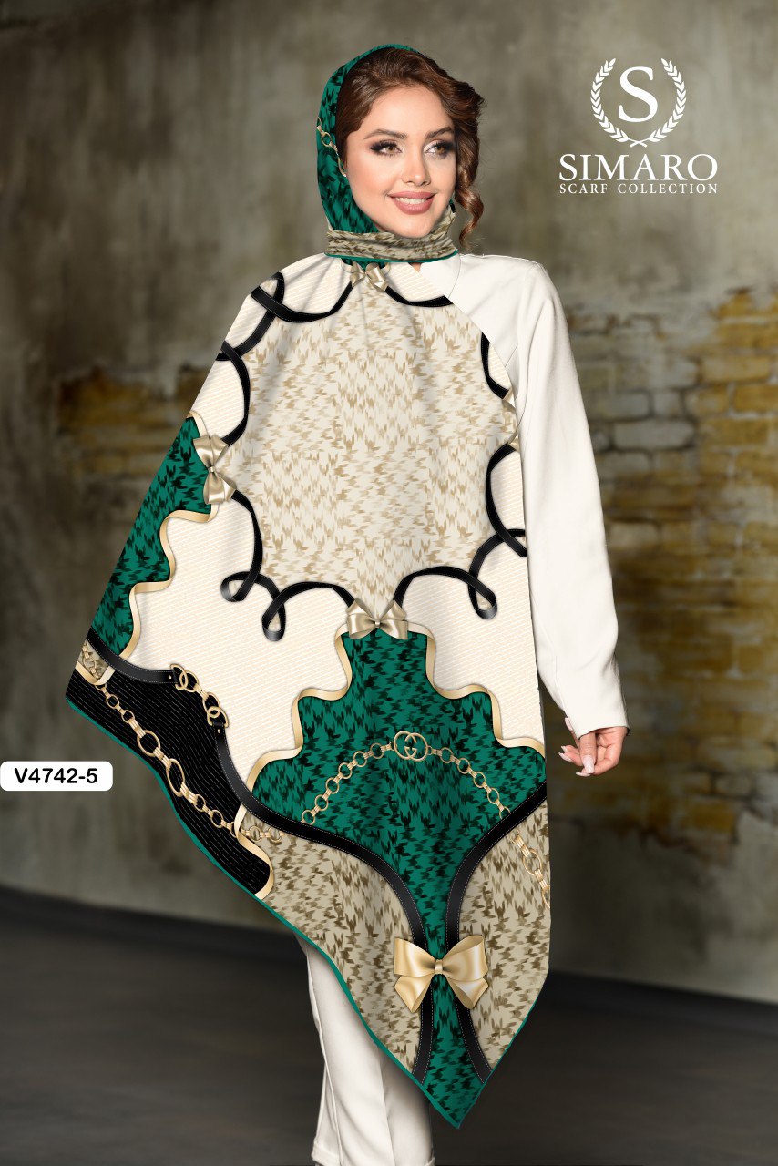 روسری حریر کرپ