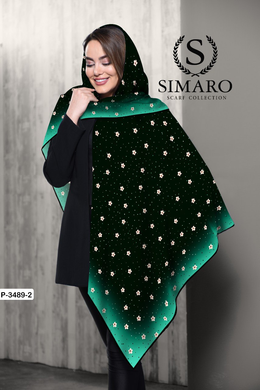 روسری حریر کرپ 