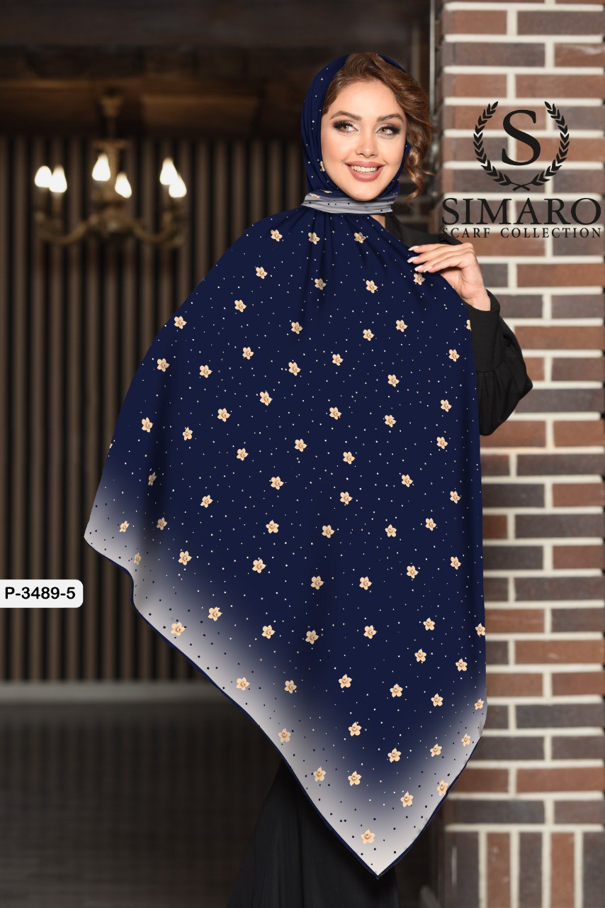 روسری حریر کرپ 