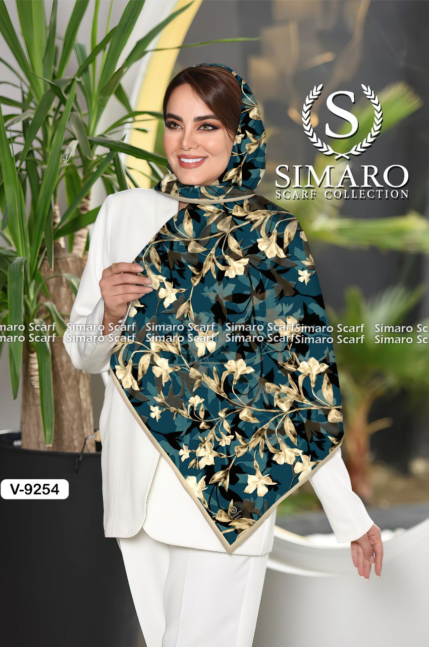 روسری حریر کرپ 