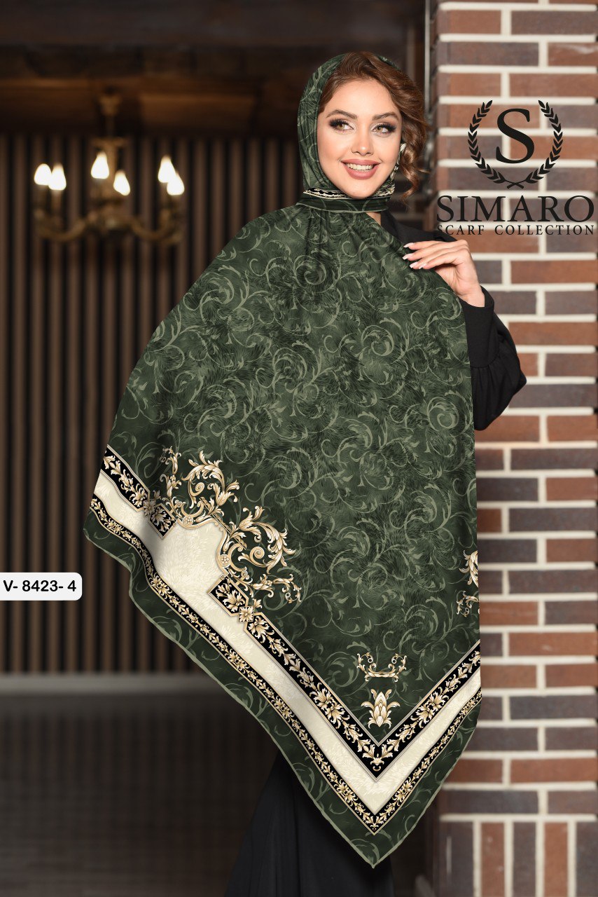 روسری حریر کرپ 